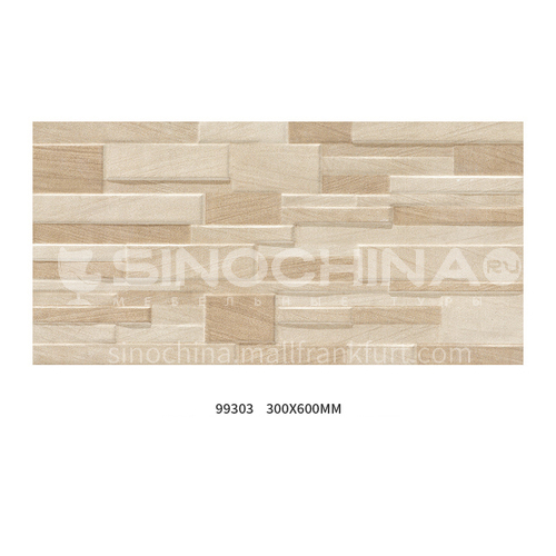 Ceramic tile culture stone outer wall tile balcony living room TV background wall tile dining room wall tile-ADN99303 300mm*600mm